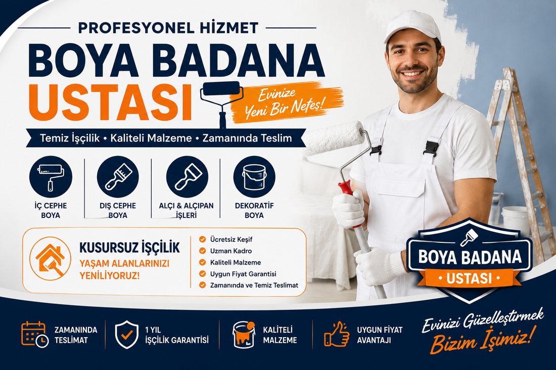 Gümüşpala boya badana ustası – profesyonel boyacı